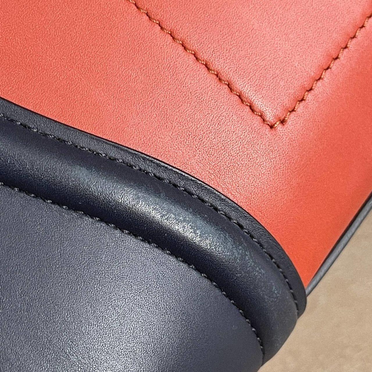 Celine Mini luggage Tri Color Smooth Leather Bag