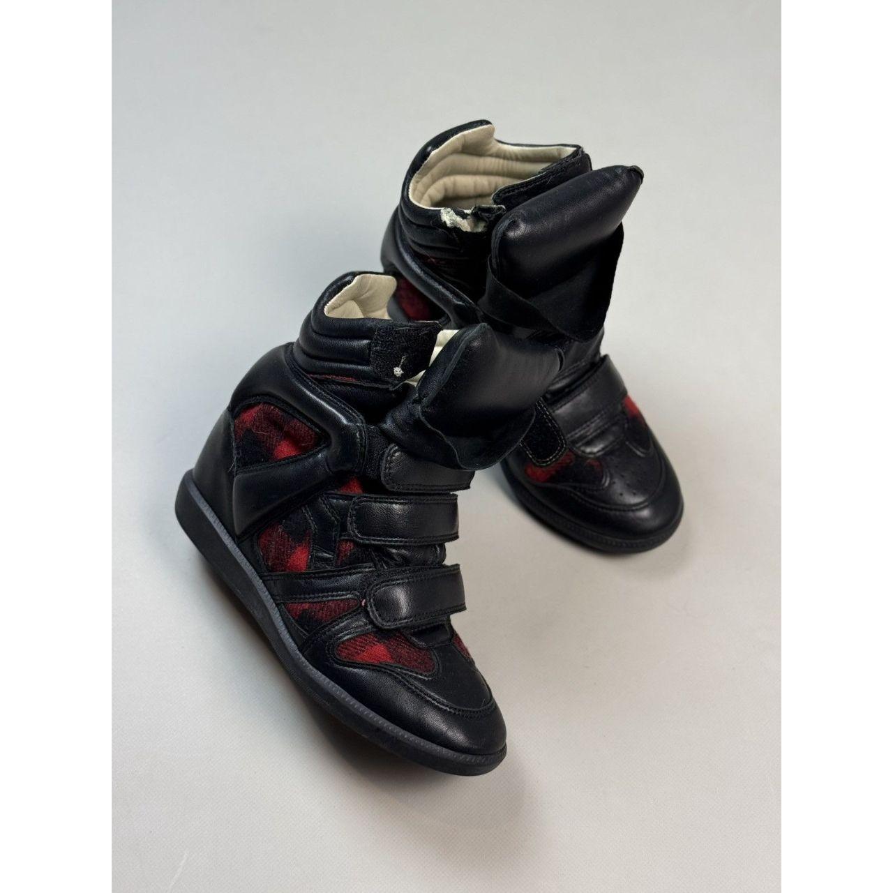 Isabel Marant Women's Black and Red Boots