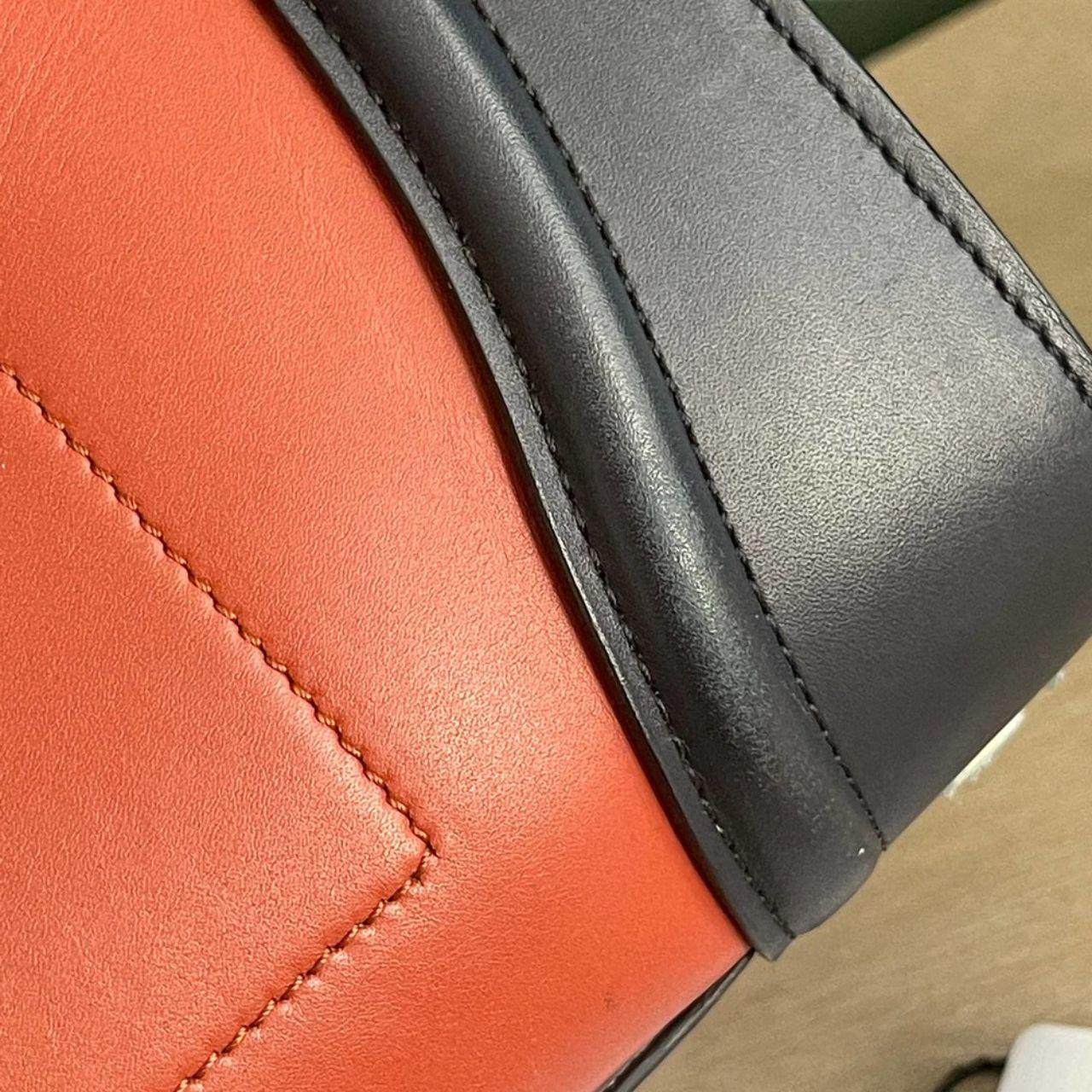 Celine Mini luggage Tri Color Smooth Leather Bag