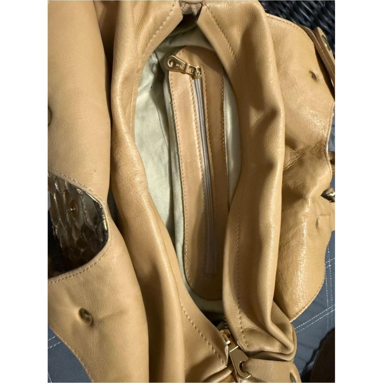 Chloe’ Gold Python Silverado Handbag Exquisite Vintage As New with Dust Bag