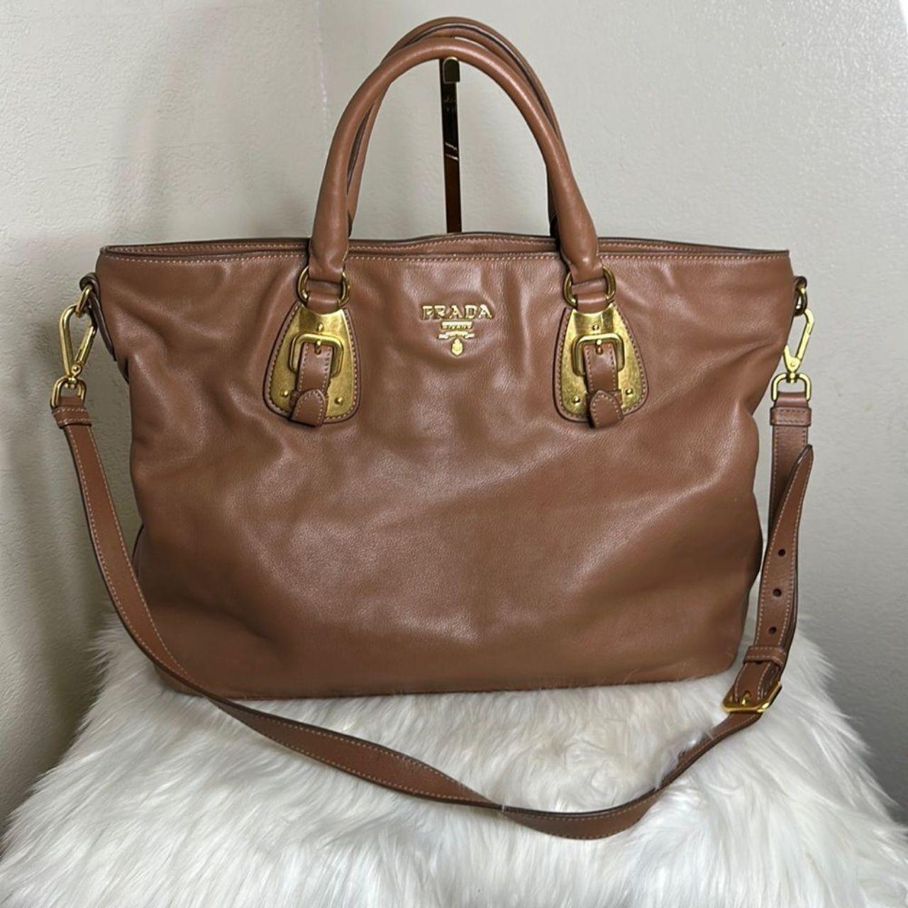 💯Authentic Prada Tote Bag-Two-way🍀Preloved Prada...