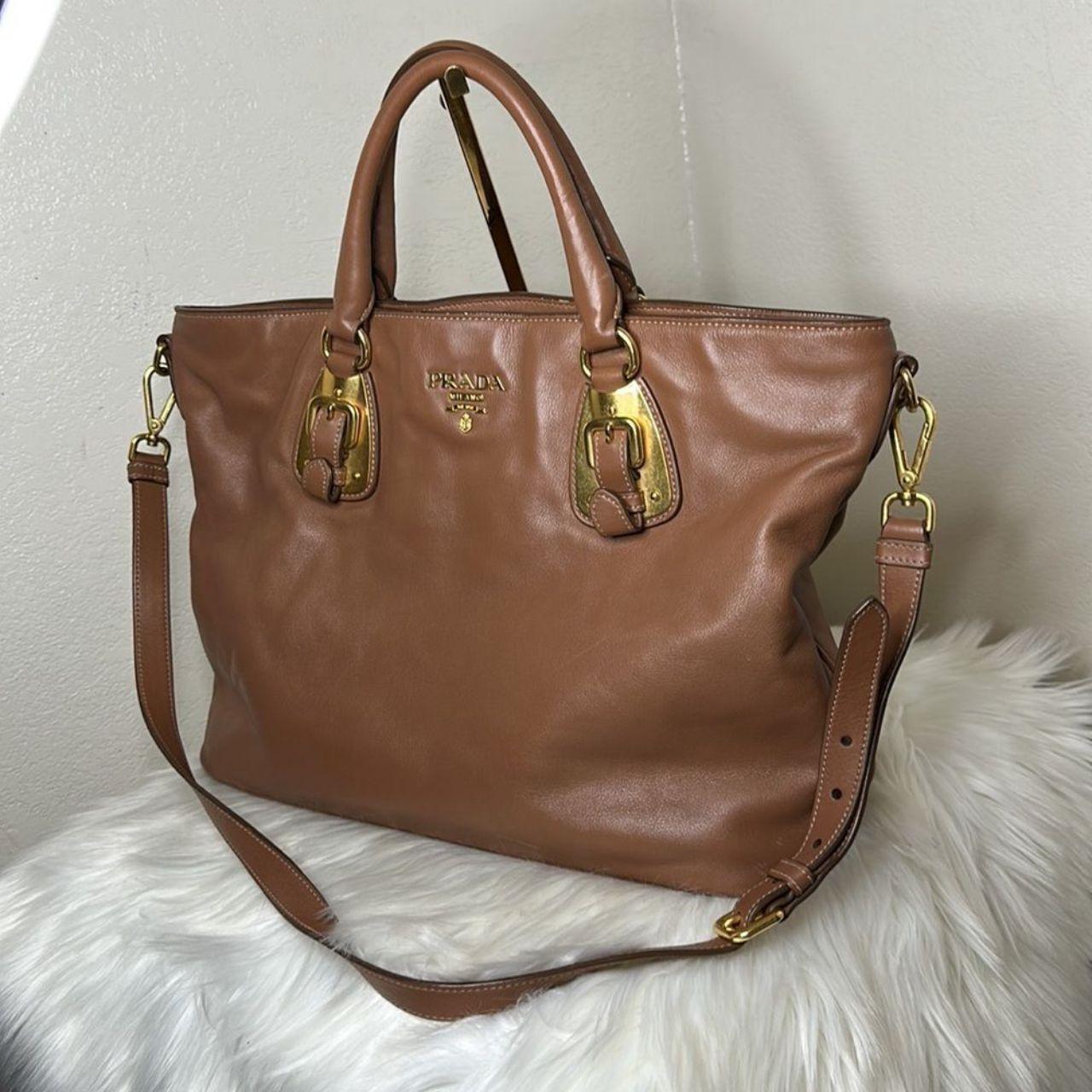 💯Authentic Prada Tote Bag-Two-way🍀Preloved Prada...