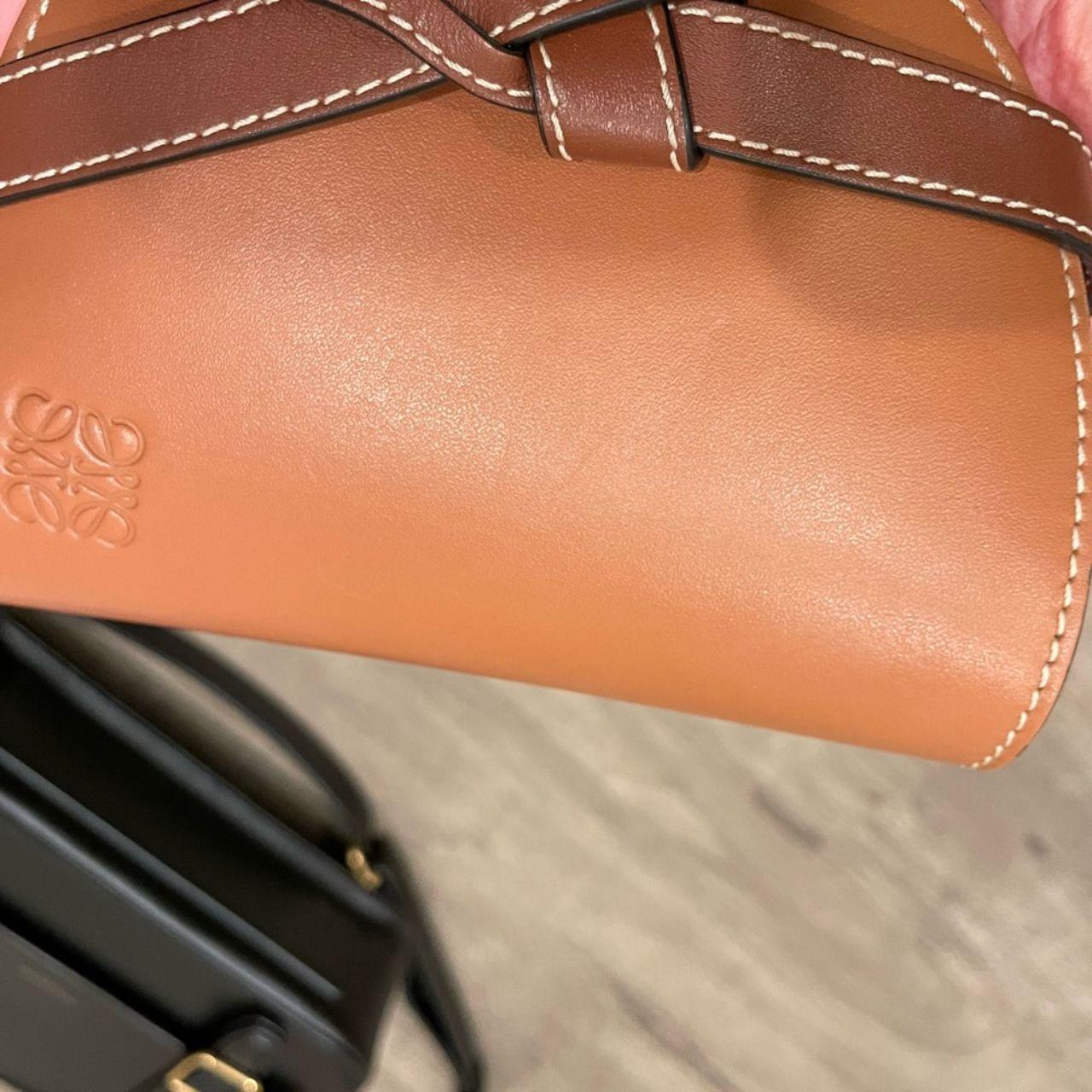 Loewe Mini Gate Pink and Brown