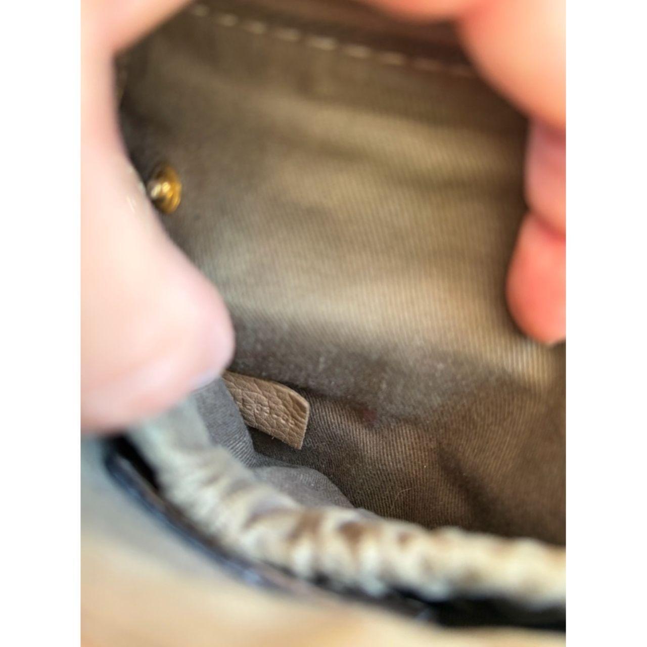 Chloe Tan Brown Marcie Mini Crossbody with Gold Hardware