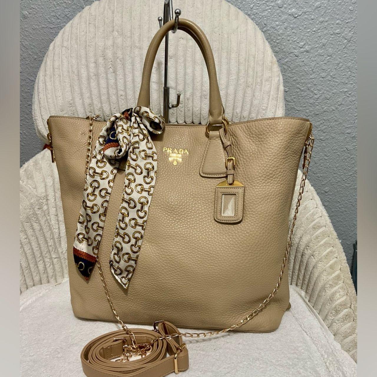 Prada BagsPrada Vitello Diano Zipper Convertible...