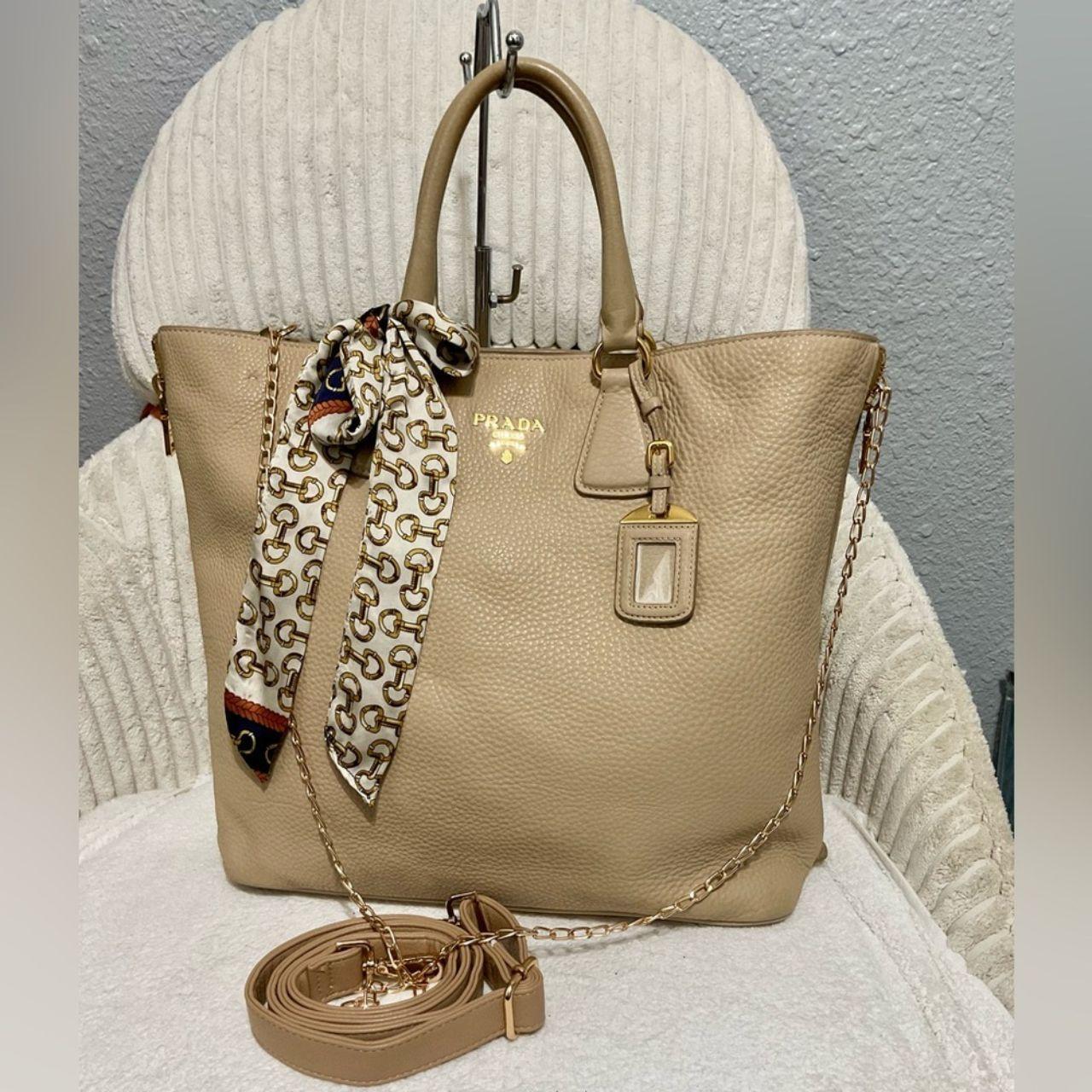 Prada BagsPrada Vitello Diano Zipper Convertible...