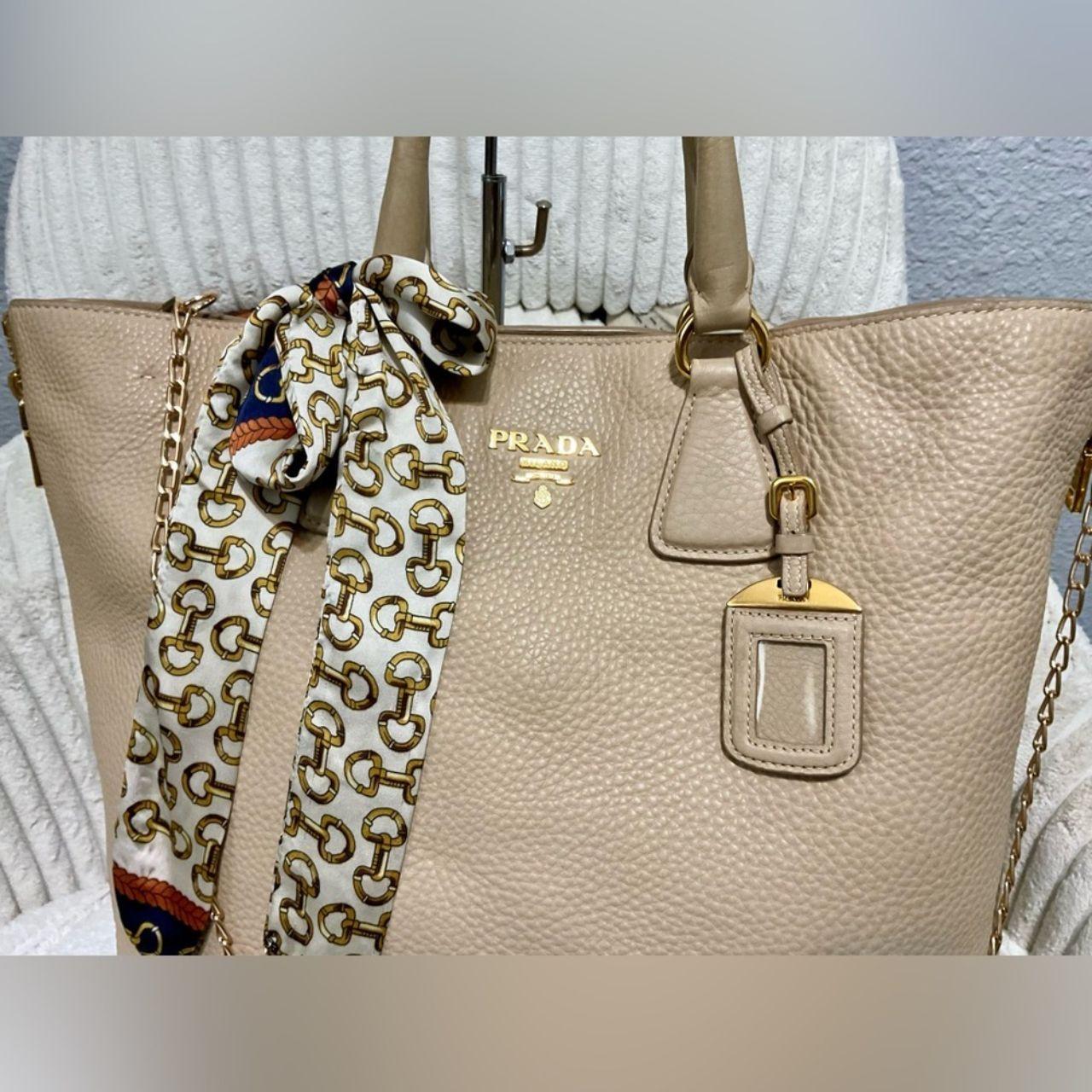Prada BagsPrada Vitello Diano Zipper Convertible...