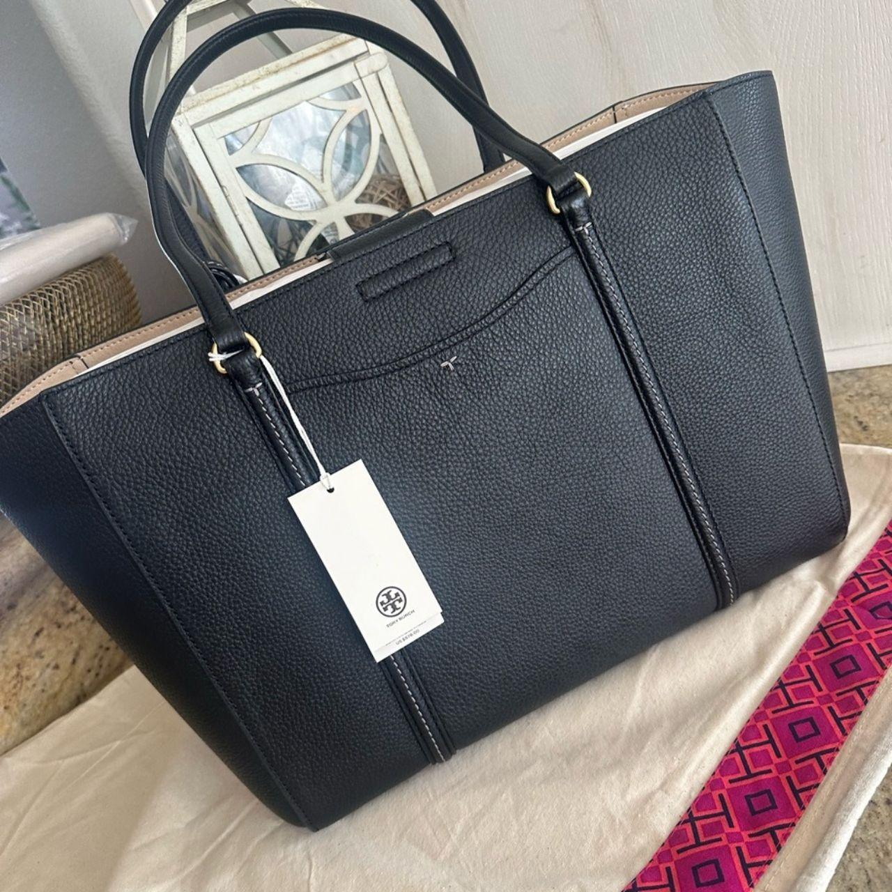 Last one ❤️‍🔥 New Tory Burch Thea large leather tote black