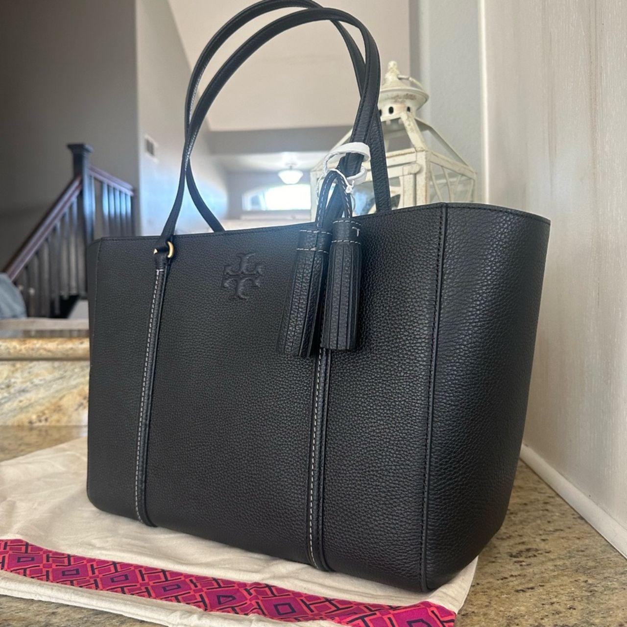 Last one ❤️‍🔥 New Tory Burch Thea large leather tote black